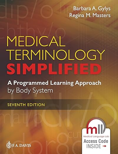 Cover of Medical Terminology Simplified by Barbara A. Gylys and Regina M. Masters